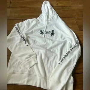 NWT FRAGMENT X Pokémon White hoodie  XL